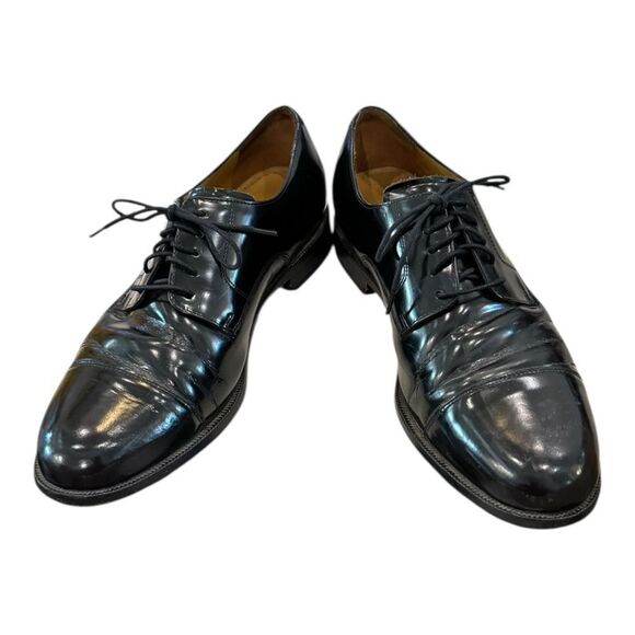 Cole Haan Men’s Black Leather Oxfords Dress Shoes 10.5